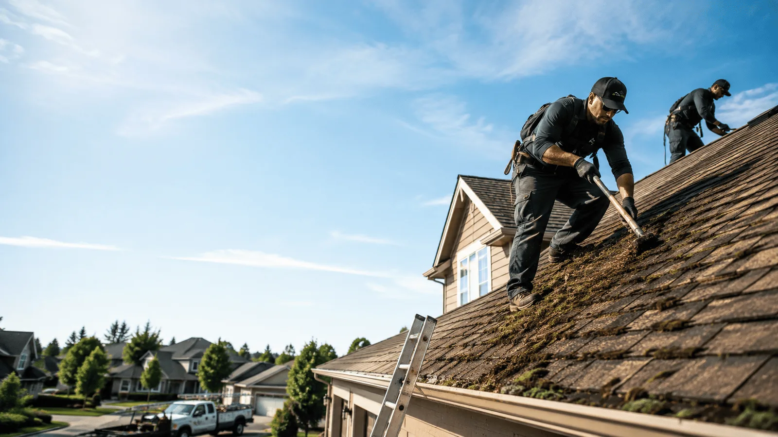 Roof Moss Removal in Albion, IL near me